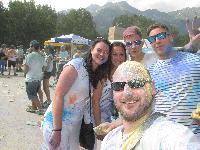 Holi Festival der Farben im Hafen 2017