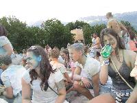 Holi Festival der Farben im Hafen 2017