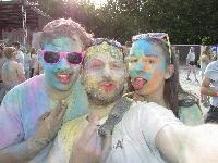 Holi Festival der Farben im Hafen 2017