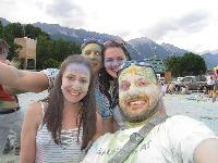 Holi Festival der Farben im Hafen 2017