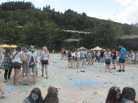 Holi Festival der Farben im Hafen 2017
