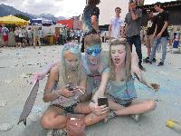 Holi Festival der Farben im Hafen 2017