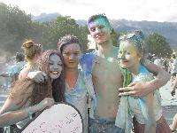 Holi Festival der Farben im Hafen 2017