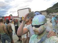 Holi Festival der Farben im Hafen 2017
